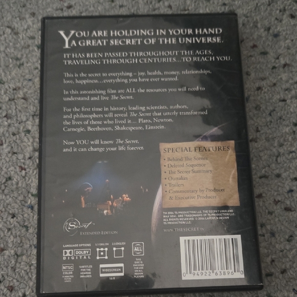The Secret DVD - Picture 2 of 2